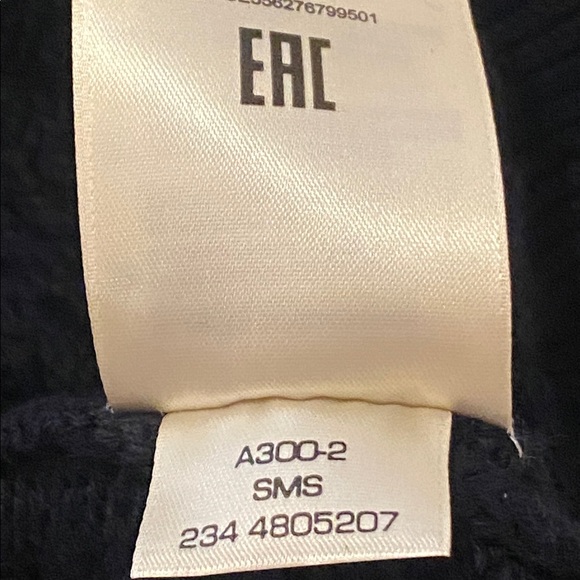 Gant Navy Blue Cotton V Neck sweater ladies size S - Picture 7 of 11